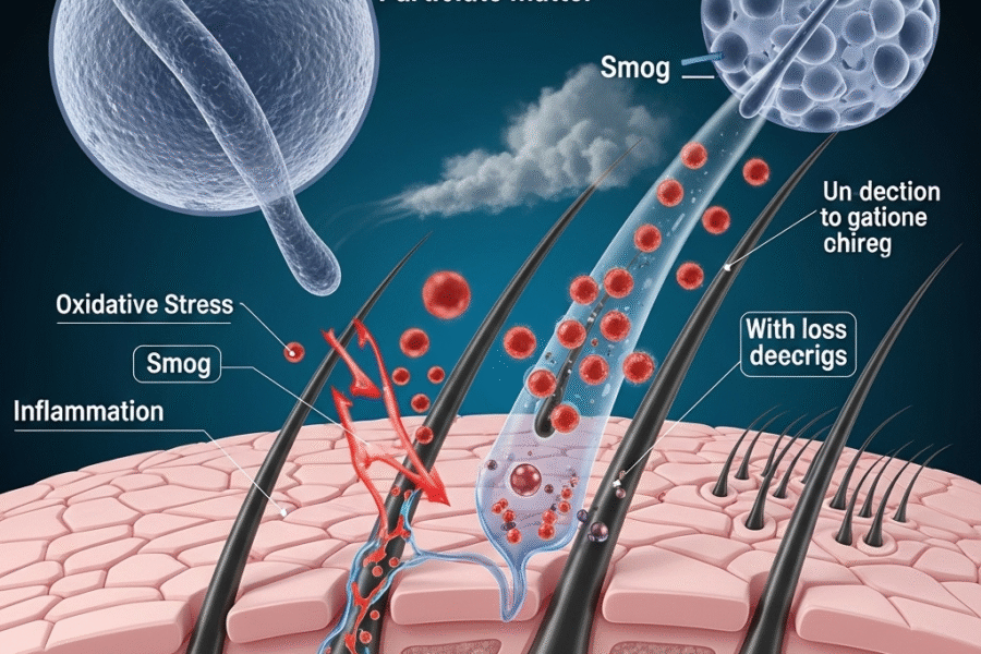 Exploring the Impact of Air Pollution on Scalp Health