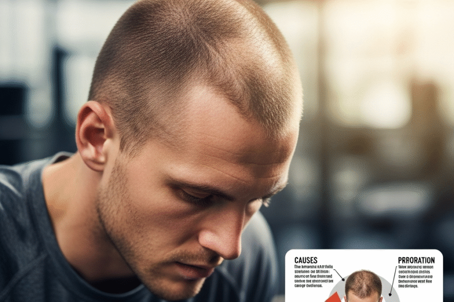 Hair Loss in Athletes- How Extreme Workouts Might Be Hurting Your Hair