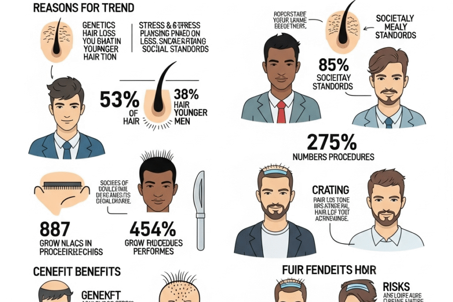 The Growing Trend of Hair Restoration for Men in Their 20s