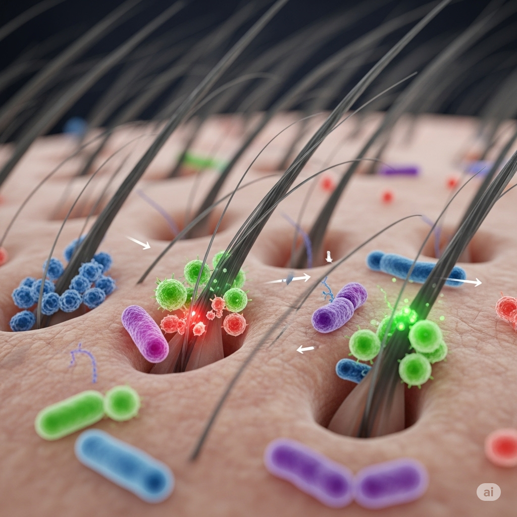 Microbiome of the Scalp- How Bacteria Could Influence Hair Loss