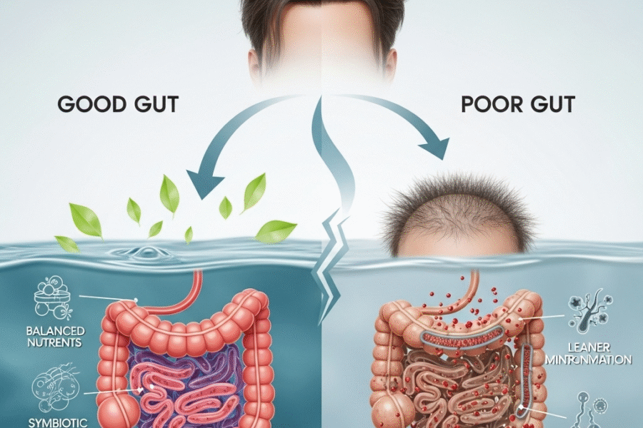 The Role of Gut Health in Hair Growth- What the Science Says