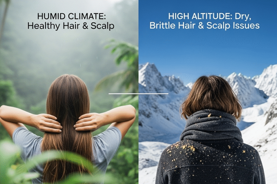 How Climate and Altitude Affect Hair Growth and Scalp Health