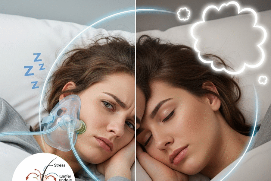 The Impact of Sleep Disorders Like Sleep Apnea on Hair Health