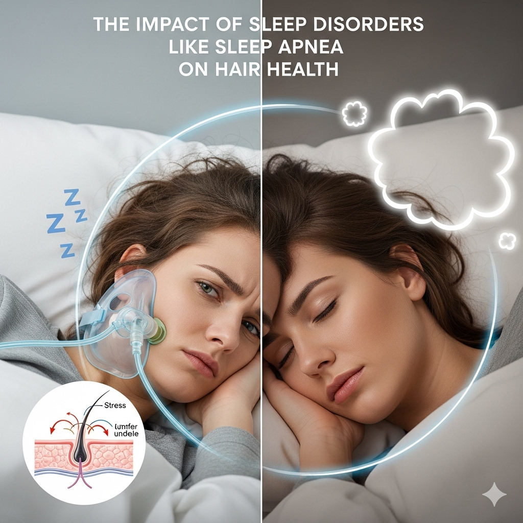 The Impact of Sleep Disorders Like Sleep Apnea on Hair Health
