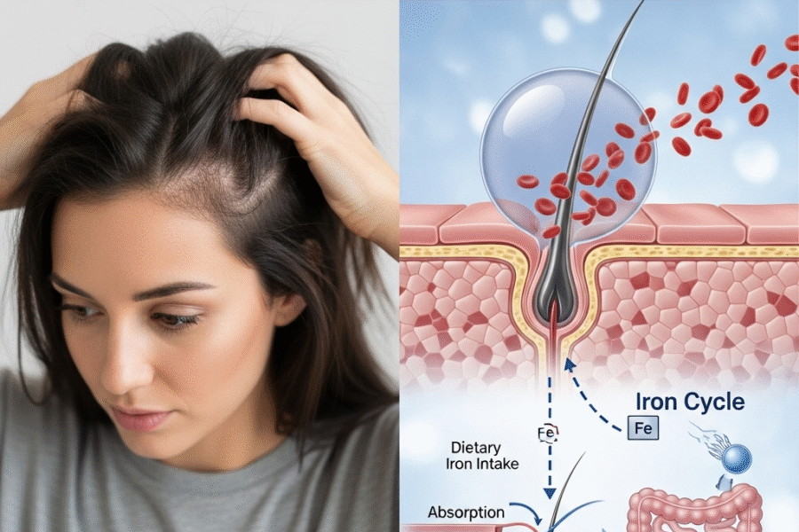 The Link Between Iron Deficiency and Hair Thinning in Women