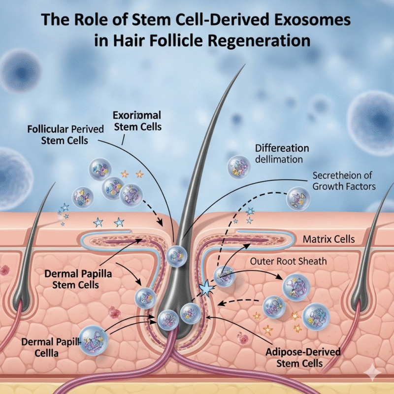 Stem Cell Exosomes & Hair Follicle Regeneration