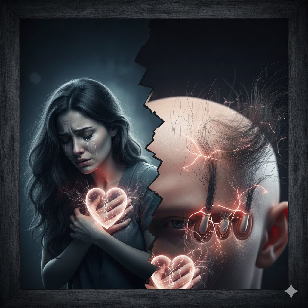 Emotional trauma can trigger sudden hair loss. Learn how stress, heartbreak, and grief affect follicles and what you can do.