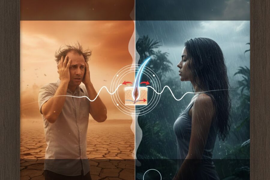 Weather Extremes and Follicle Stress From Desert Winds to Monsoon Moisture