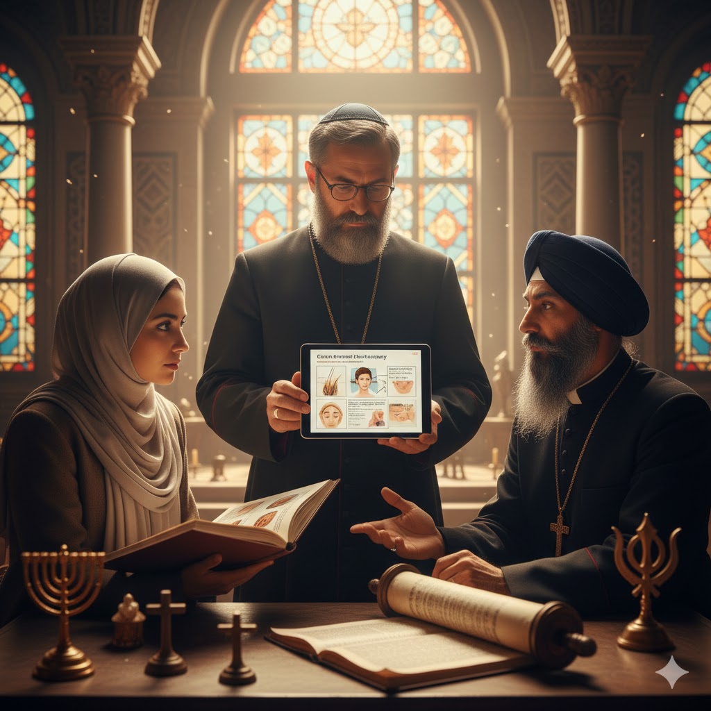 Religious Perspectives on Hair Restoration and Cosmetic Surgery